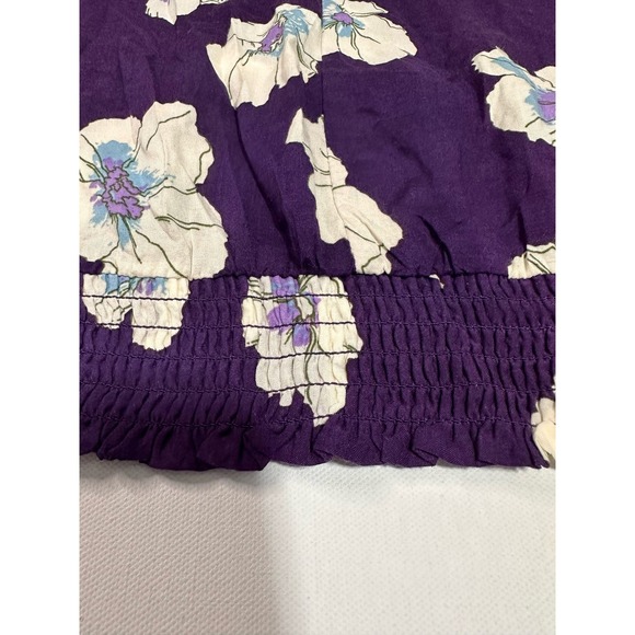 Old Navy Women’s Maternity Purple Floral-Large - Picture 7 of 9